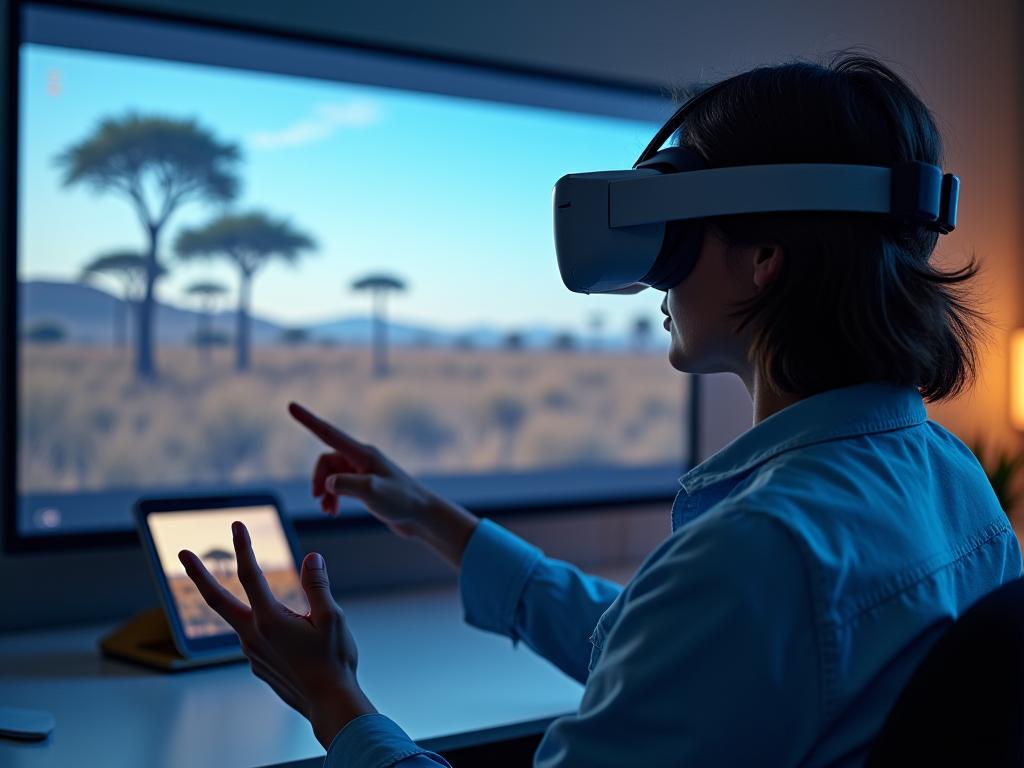 Virtual reality safari planning technology experience